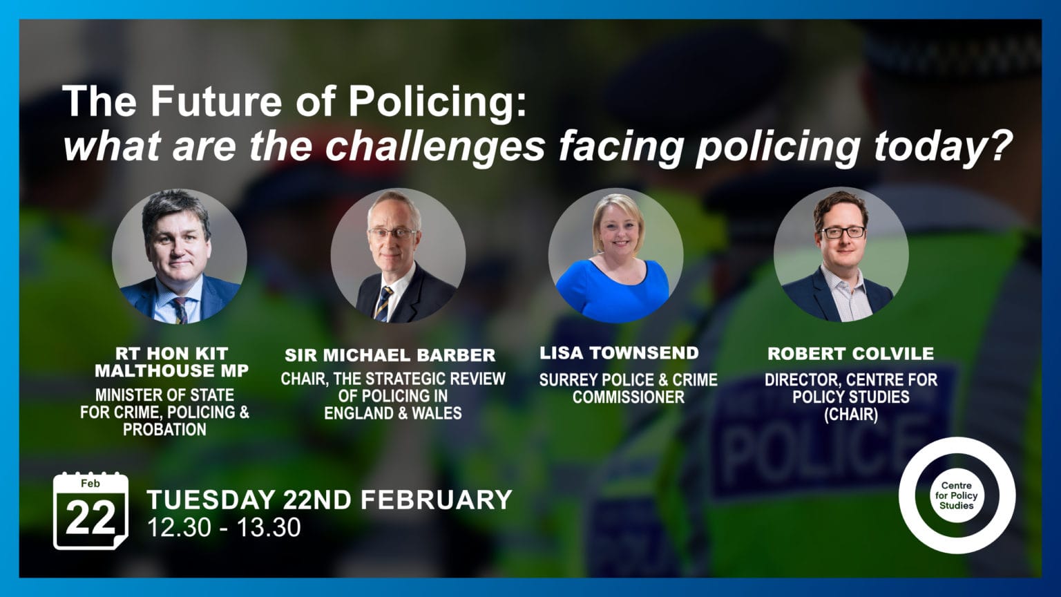 The Future of Policing: what are the challenges facing policing today